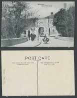 Delcampe - Gibraltar Old Postcard South Port Gates Gate Mule Donkey Rider Street V.B. Cumbo - Gibraltar