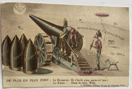 Delcampe - CPA - GUERRE 1914 - 1918 -  De Plus En Plus Fort - Le Kronprinz Et C'lui-la P'pa Porte-t-il Loin - Humour