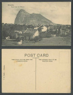 Delcampe - Gibraltar Old Postcard The Rock From La Pedrera, Houses And Panorama, V.B. Cumbo - Gibraltar
