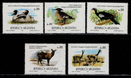 Delcampe - 2226A - ARGENTINA - 1984 - MNH - WILDLIFE PROTECTION - BIRDS, VICUÑA - Neufs