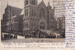 Delcampe - ETATS-UNIS - SAN FRANCISCO - St Mary's Cathedral After The Fire - San Francisco