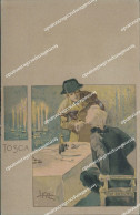 Delcampe - Be34 Cartolina Tosca Illustratore Metlicovitz - Sonstige & Ohne Zuordnung