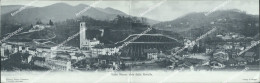 Delcampe - Be92 Cartolina Doppia Valle Mossa Vista Dalla Rovella 1912 Provincia Di Biella - Biella