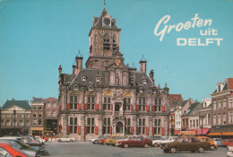 Delcampe - Nederland Delft Zuid Holland Stadhuis Architectuur Met Klokkentoren #SCK299 - Delft