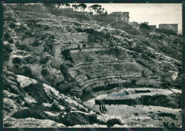 Delcampe - Cagliari Città Anfiteatro Romano PIEGHINA Foto FG Cartolina KV7089 - Cagliari