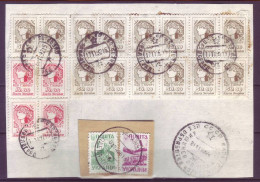 Delcampe - Ukraine  Inflation  20 Used Postage Stamps, Cutouts From Postal Envelopes - Ukraine