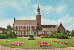 Delcampe - Nederland Hoogeveen Gemeentehuis Architectuur Beeld Oblitereerd #SCK057 - Hoogeveen