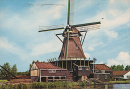 Delcampe - Nederland Leiden Authentieke Zaagmolen Traditioneel Landschap #SCH954 - Leiden