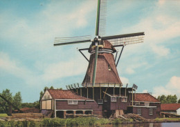 Delcampe - Nederland Leiden Zuid Holland Achtkante Zaagmolen Water Zagerij Gebruikt #SCH935 - Leiden