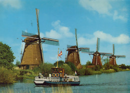 Delcampe - Nederland Kinderdijk Zuid Holland Molenlandschap Met Veerboot #SCH865 - Kinderdijk
