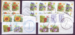 Delcampe - Ukraine  Inflation  23 Used Postage Stamps, Cutouts From Postal Envelopes - Ukraine