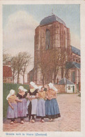 Delcampe - Nederland Veere Groote Kerk Traditionele Klederdracht Unposted #SCK620 - Veere