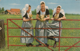 Delcampe - Nederland Walcheren Drie Vrouwen In Zeeuwse Klederdracht Verzonden #SCK509 - Sonstige & Ohne Zuordnung