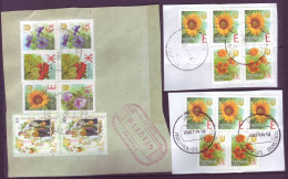 Delcampe - 2002 Ukraine  Inflation  18 Used Postage Stamps, Cutouts From Postal Envelopes - Ukraine