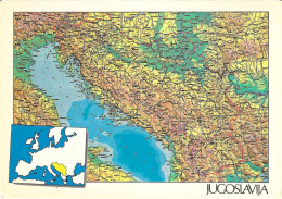 Delcampe - Yougoslavie / Jugoslavija - Carte Géographique - Landkarten
