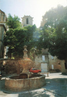 Delcampe - CPSM Lambesc-Fontaine De La Place Du XV E Corps-Timbre-RARE        L4807 - Lambesc