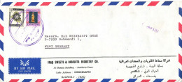 Delcampe - Iraq Air Mail Cover Sent To Germany Topic Stamps (nothing On The Backside Of The Cover) - Irak