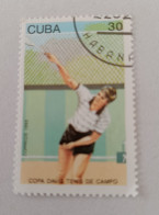 Delcampe - Sellos Cuba 1993, Copa Davis De Tenis, Edifil 3816 - Oblitérés