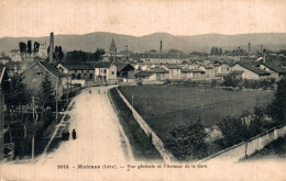 Delcampe - M1708 - MOIRANS - D38 - Vue Générale Et L' Avenue De La Gare - Moirans