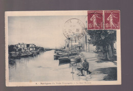 Delcampe - 13 – Martigues (La Venise Provençale) – Le Quai Marceau – Animée – Édition A. Tardy, Marseille – Circulée En 1938 - Martigues