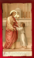 Delcampe - Image Pieuse Ciselée Ed Bouasse Jeune 889 Allez à Jésus Dans L'humilité Et La Joie ... Datée Du 2-06-1912 - Images Religieuses