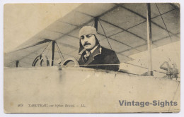 Delcampe - Aviation: Tabuteau Biplane Pilot Early Flight Pioneer Aviator (Vintage PC 1910s) - Aviateurs