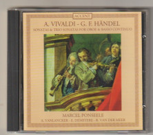 Delcampe - CD A VIVALDI G F HANDEL  Marcel Ponseele    Etat: TTB - Klassik