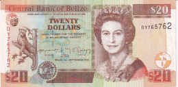 Delcampe - BILLETE DE BELIZE DE 20 DOLLARS  DEL AÑO 2020 EN CALIDAD EBC (XF) (BANKNOTE) - Belize