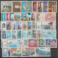 Delcampe - MONACO - 1977 - ANNEE COMPLETE ! ** MNH - COTE = 102 EUR. - 46 TIMBRES - Annate Complete
