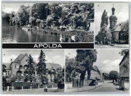 Delcampe - Apolda Lohteich Matins Kirche Carolinenheim - Apolda