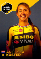 Delcampe - Cyclisme, Anouska Koster - Radsport
