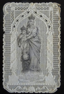 Delcampe - IMAGE RELIGIEUSE- SANTINO- HOLY CARD.  NOTRE DAME DES VICTOIRE.  BOUASSE LEBEL. - Images Religieuses