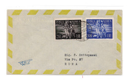 Delcampe - Tobia Posta Aerea N. 16/17 Su Due Cartoline Maximum - Neufs
