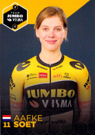 Delcampe - Cyclisme, Aafke Soet - Radsport