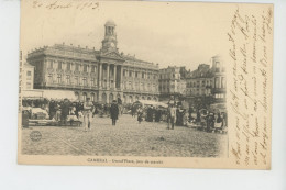 Delcampe - CAMBRAI - Grand'Place , Jour De Marché - Cambrai