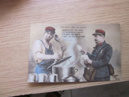 Delcampe - Les Deux Amis Du Soldat - Humour
