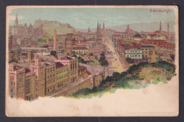 Delcampe - Vintage Postcard Scotland Edinburgh General View - Midlothian/ Edinburgh