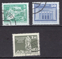 Delcampe - V6543 - ALLEMAGNE ORIENTALE DDR Yv N°1627/29 - Gebraucht