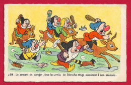 Delcampe - AC287 -WALT DISNEY BLANCHE NEIGE Et Les Sept Nains ED SUPERLUXE N°24 - Disneyland