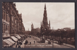 Delcampe - Vintage Postcard Scotland Edinburgh Princes Street Looking East - Midlothian/ Edinburgh