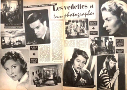 Delcampe - Article Papier 2 Pages ANNIE GIRARDOT BEATRICE ALTA-RIBA MICHELE MORGAN  Septembre 1957 LDA - Non Classés