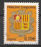 Delcampe - ANDORRE 2010 / N° AD-FR683 SU BLASON ET ARMOIRIES  OBL.. - Used Stamps