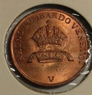 Delcampe - Regno Lombardo Veneto Ferdinando I 1 Centesimo 1846 V Fdc Rame Rosso - Lombardije-Venetië