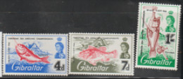 Delcampe - Gibraltar 1966 SG 190-2 Deep Sea Fishing   Unmounted Mint - Gibraltar