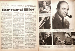 Delcampe - Article Papier 2 Pages BERNARD BLIER MARINA VLADY Novembre 1954 BSO - Non Classés