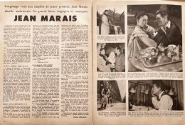 Delcampe - Article Papier 2 Pages JEAN MARAIS  Janvier 1955 BSO - Non Classés