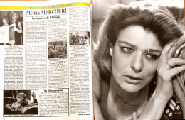 Delcampe - Article Papier 2 Pages MELINA MERCOURI CN 22 1993 - Non Classés