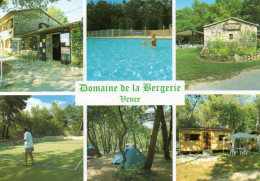 Delcampe - CPM - D - ALPES MARITIMES - VENCE - DOMAINE DE LA BERGERIE - CAMPING CARAVANING - ROUTE DE LA SINE - TENNIS - PISCINE - Vence
