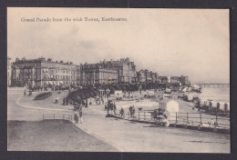 Delcampe - Vintage Postcard United Kingdom Eastbourne Grand Parade From Wish Tower - Eastbourne