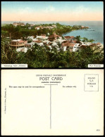 Delcampe - Jamaica Greeting Old Colour Postcard Port Antonio Pier Panorama General View BWI - Jamaica